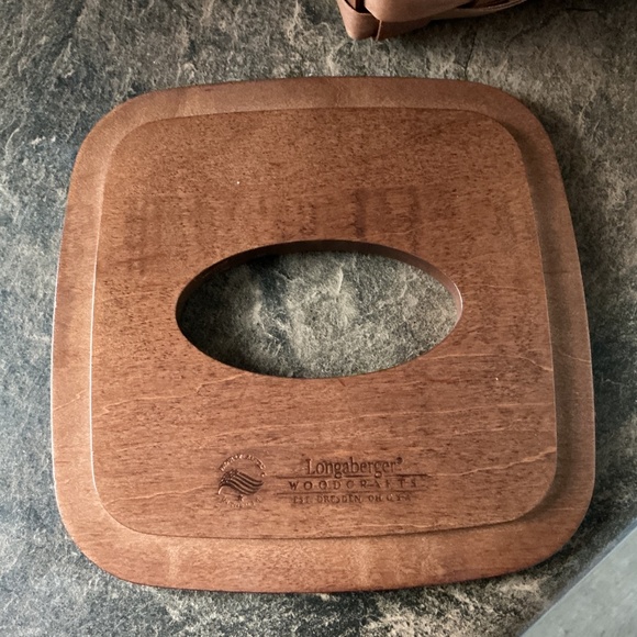 Longaberger Tall Tissue Basket Set - Picture 7 of 9